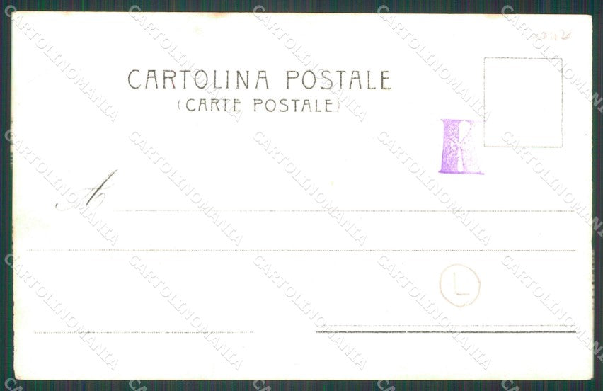 Pavia Città Officina Costruzione del Genio Militare Foto cartolina QT0098 – retro