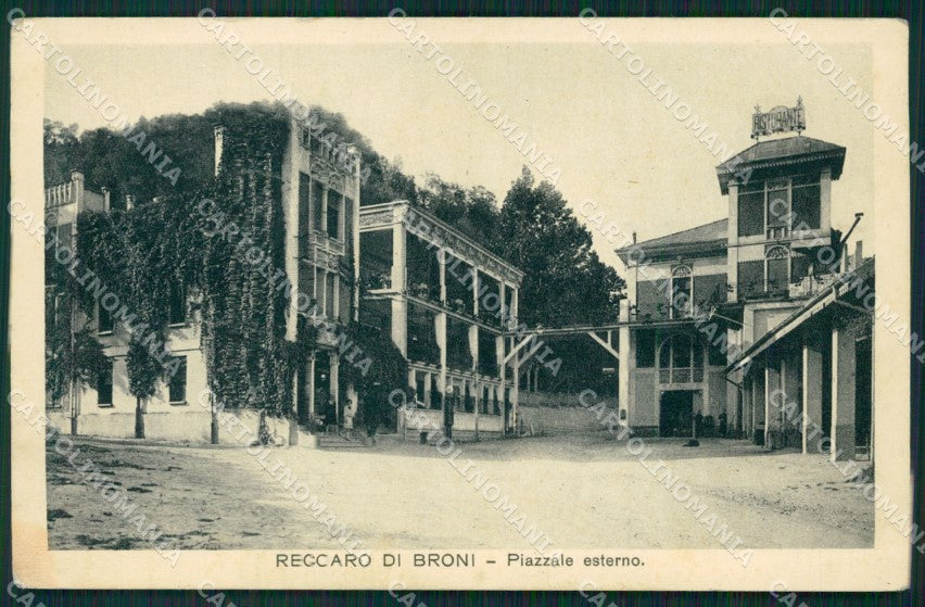 Pavia Broni Recoaro di PIEGHINE ABRASA cartolina QT0103 – fronte