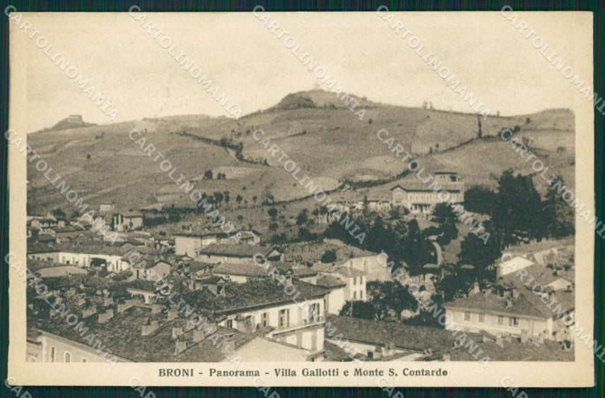 Pavia Broni Monte San Contardo cartolina QT0107 – fronte