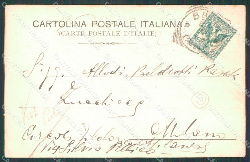 Pavia Broni Recoaro di cartolina QT0112 – retro