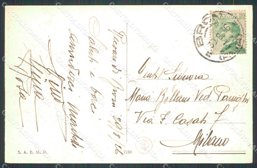 Pavia Broni Recoaro di cartolina QT0114 – retro