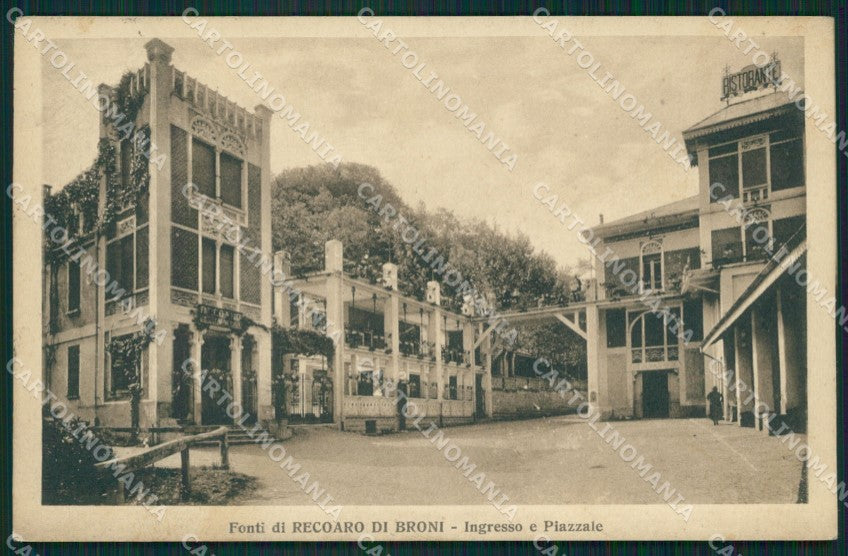 Pavia Broni Recoaro di cartolina QT0122 – fronte