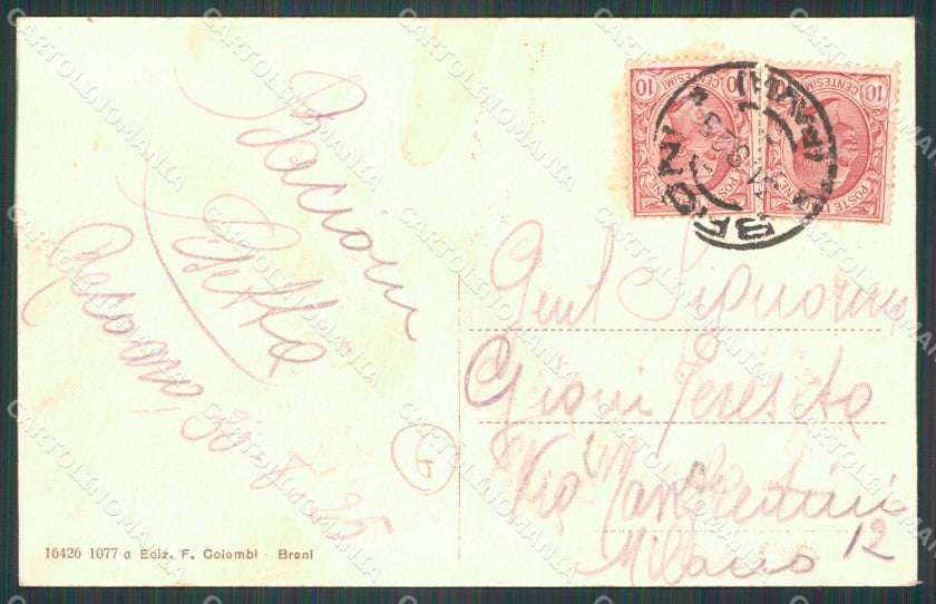 Pavia Broni Recoaro di cartolina QT0134 – retro