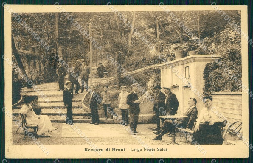 Pavia Broni Recoaro di Fonte Salus cartolina QT0149 – fronte
