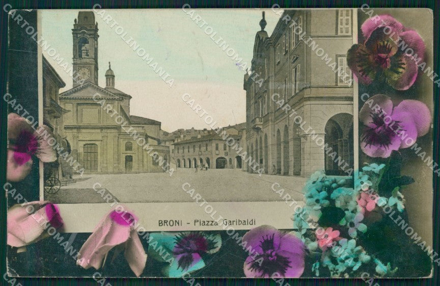 Pavia Broni Recoaro di PIEGA Foto cartolina QT0154 – fronte