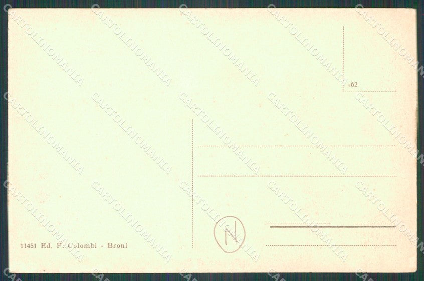 Pavia Broni Recoaro di ABRASA cartolina QT0156 – retro