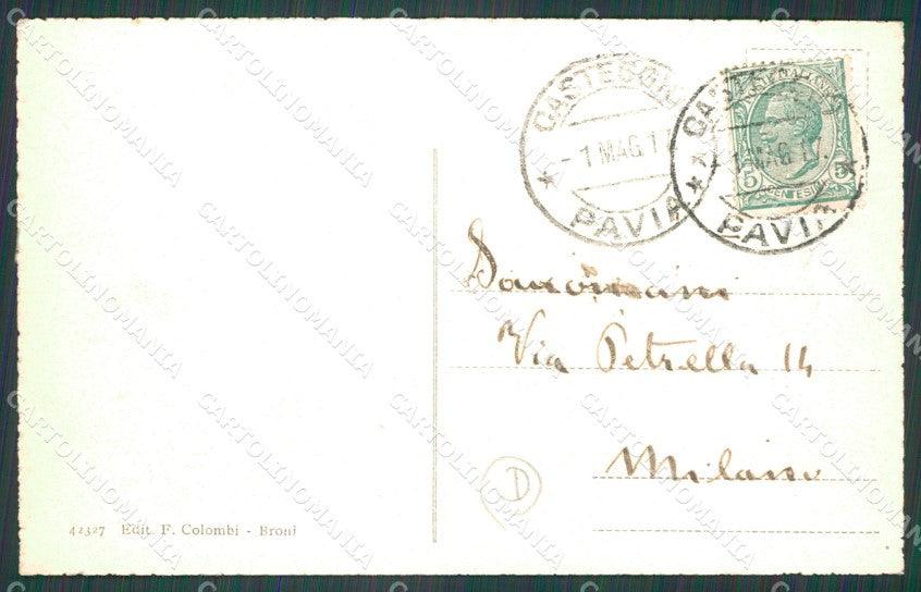 Pavia Casteggio cartolina QT0160 – retro