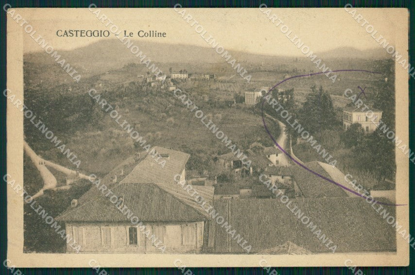 Pavia Casteggio PIEGHINA cartolina QT0163 – fronte