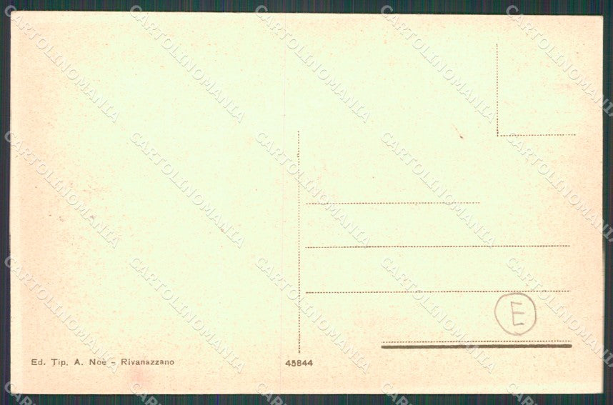 Pavia Rivanazzano Terme San Francesco cartolina QT0170 – retro