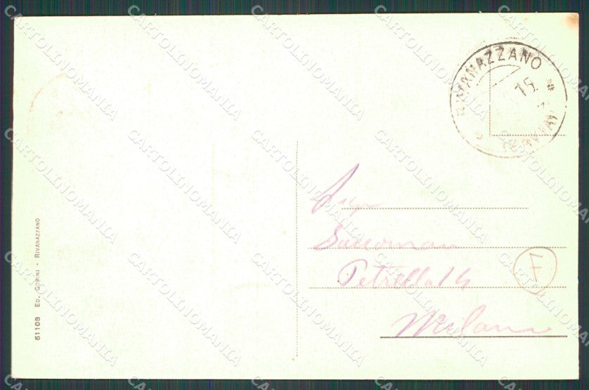 Pavia Rivanazzano Terme cartolina QT0174 – retro