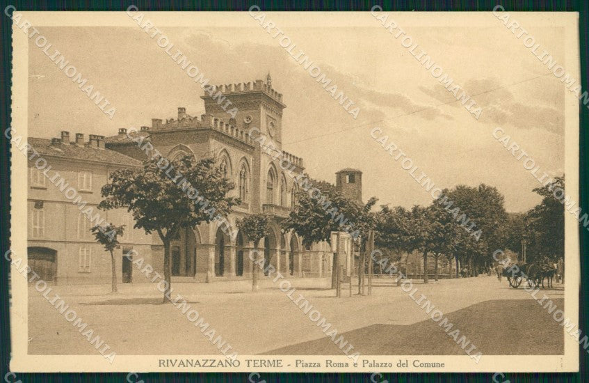 Pavia Rivanazzano Terme Comune PIEGA cartolina QT0175 – fronte