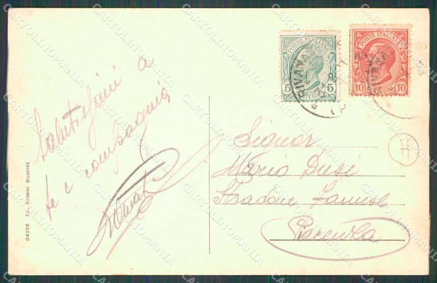 Pavia Rivanazzano Terme San Francesco cartolina QT0177 – retro