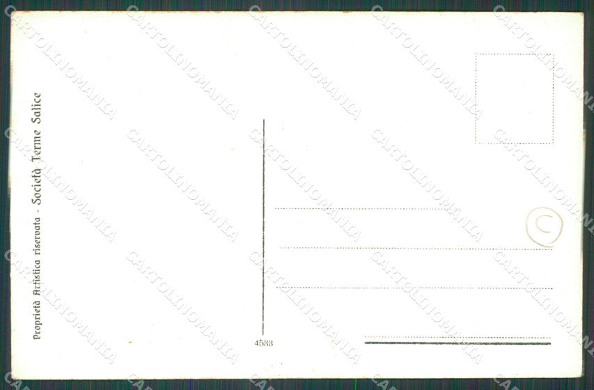 Pavia Godiasco Salice Terme cartolina QT0181 – retro