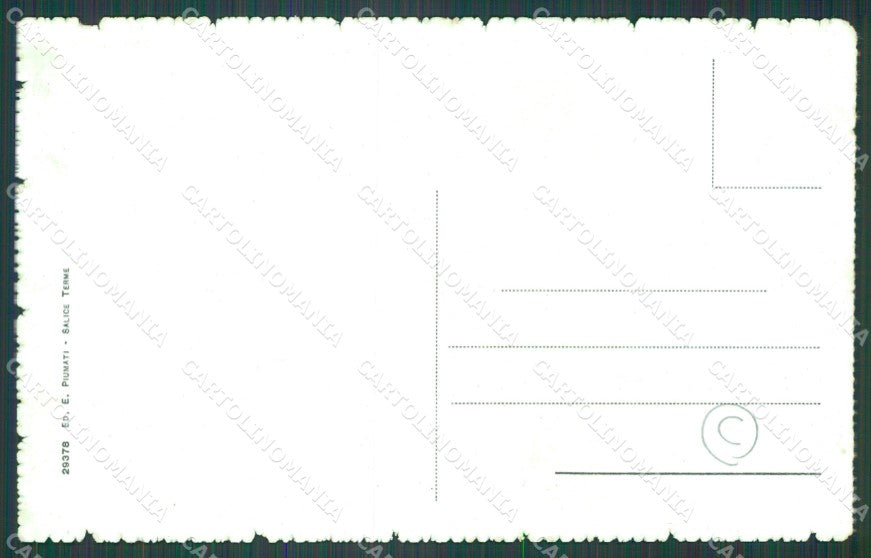 Pavia Godiasco Salice Terme cartolina QT0182 – retro