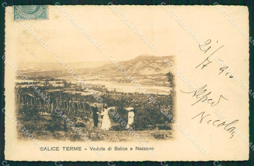 Pavia Godiasco Salice Terme Nazzano cartolina QT0189 – fronte