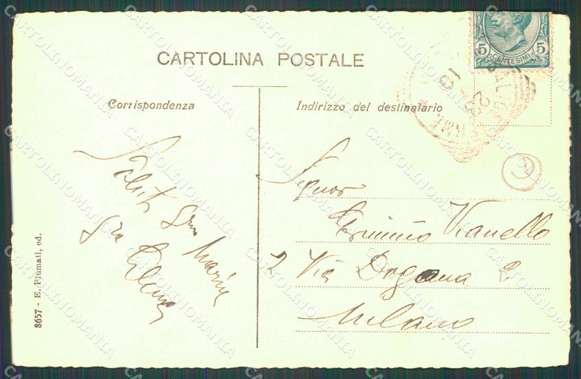 Pavia Godiasco Salice Terme Nazzano cartolina QT0189 – retro