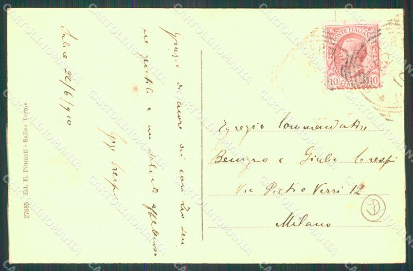 Pavia Godiasco Salice Terme cartolina QT0190 – retro