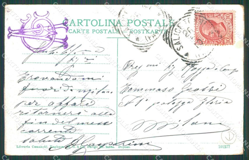 Pavia Godiasco Salice Terme cartolina QT0191 – retro
