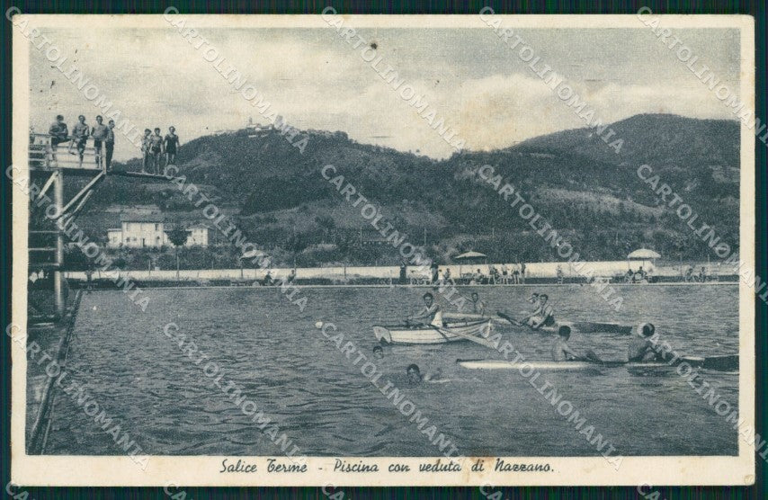 Pavia Godiasco Salice Terme Piscina Nazzano cartolina QT0194 – fronte