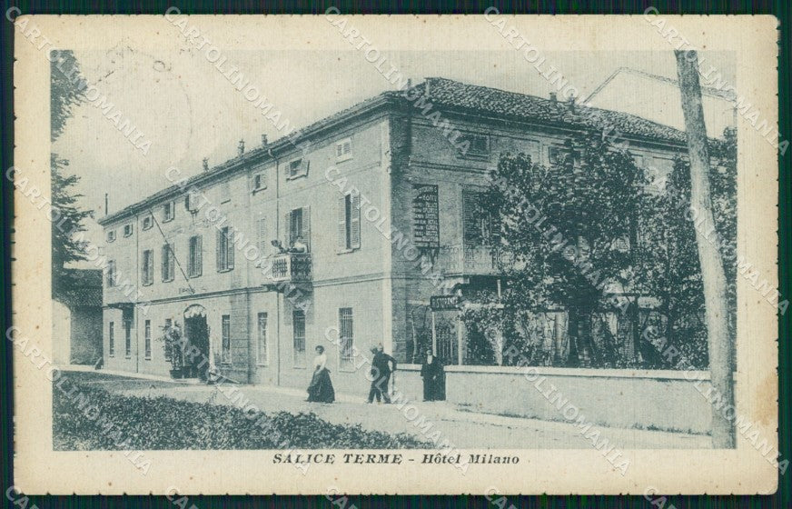 Pavia Godiasco Salice Terme PIEGA cartolina QT0195 – fronte