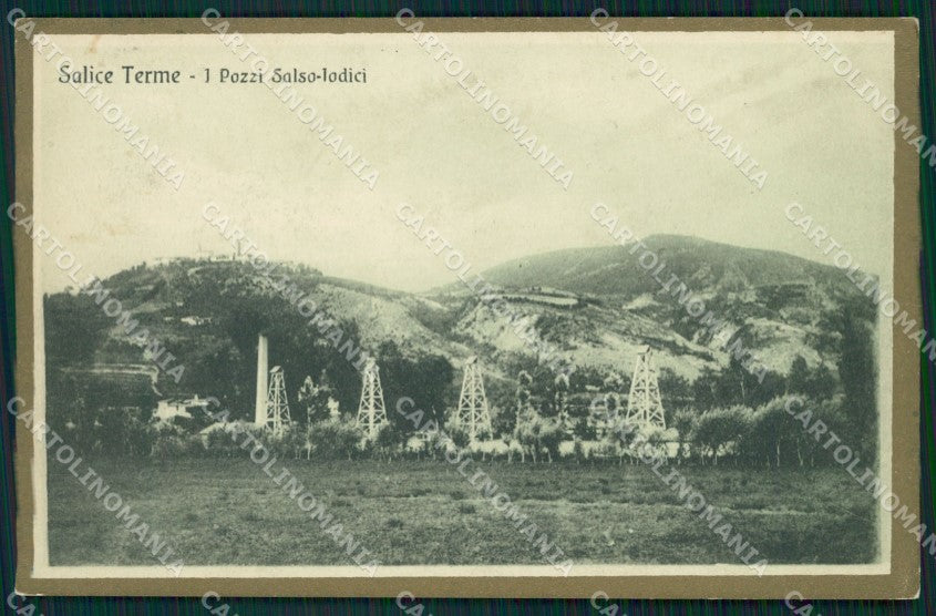 Pavia Godiasco Salice Terme Pozzi Salso Iodici cartolina QT0201 – fronte