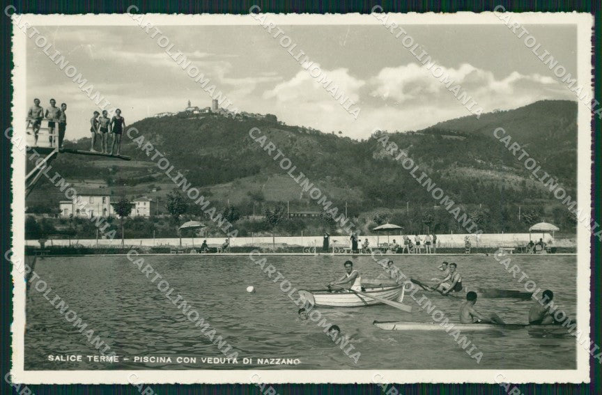 Pavia Godiasco Salice Terme Piscina Nazzano Foto cartolina QT0205 – fronte