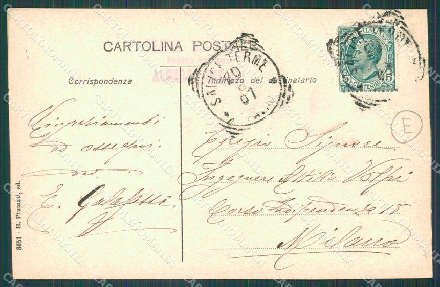 Pavia Godiasco Salice Terme Nazzano cartolina QT0207 – retro