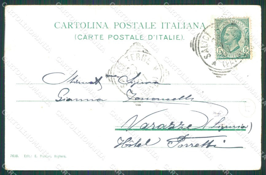 Pavia Godiasco Salice Terme Grand Hotel cartolina QT0211 – retro