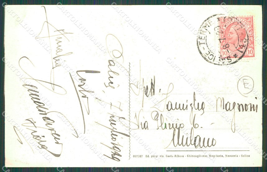 Pavia Godiasco Salice Terme Teatro cartolina QT0217 – retro