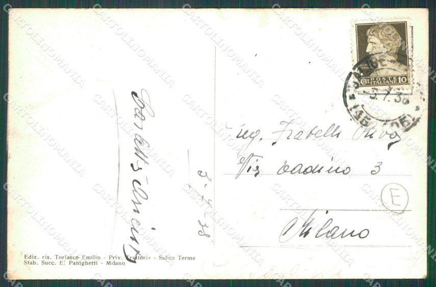 Pavia Godiasco Salice Terme Piscina ABRASA Foto cartolina QT0224 – retro