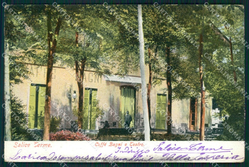 Pavia Godiasco Salice Terme Teatro cartolina QT0228 – fronte