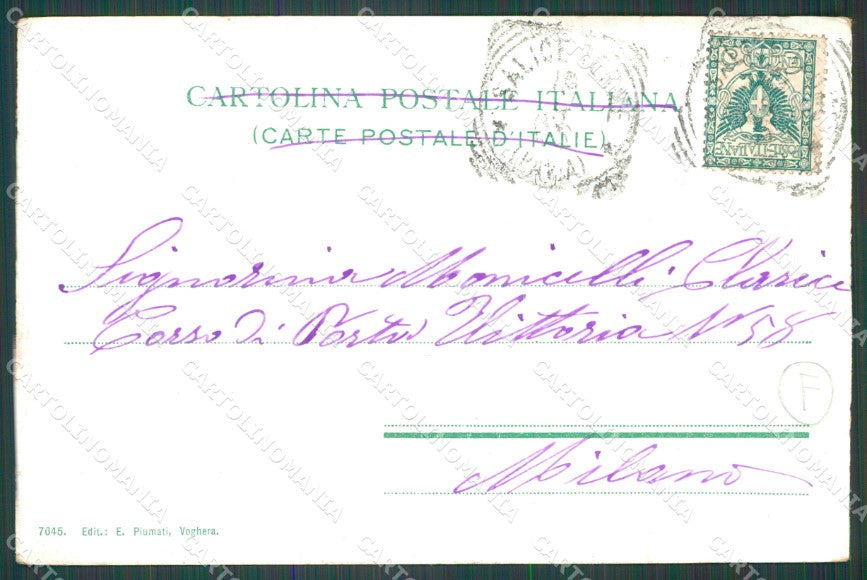 Pavia Godiasco Salice Terme Teatro cartolina QT0228 – retro