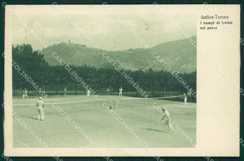 Pavia Godiasco Salice Terme Tennis PIEGHINA cartolina QT0238 – fronte
