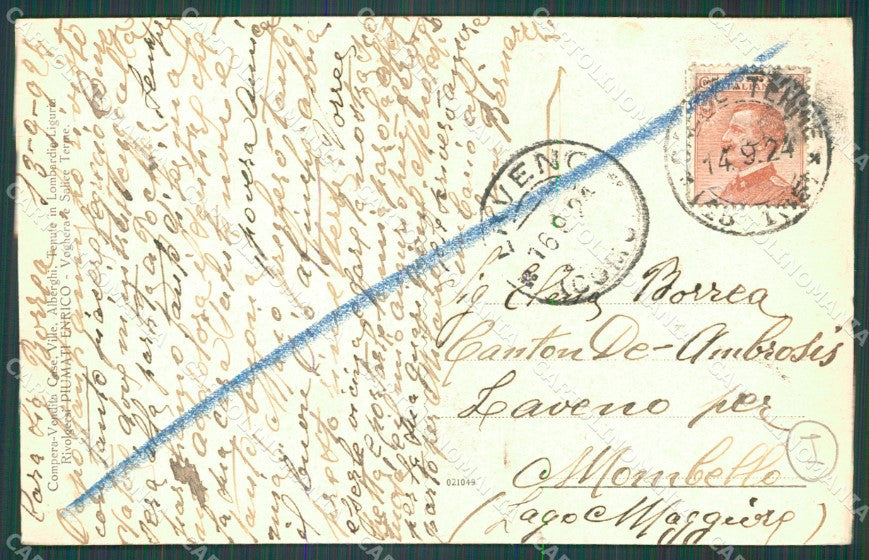Pavia Godiasco Salice Terme cartolina QT0239 – retro