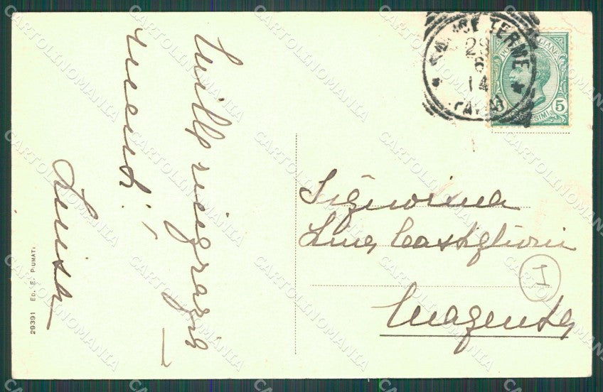 Pavia Godiasco Salice Terme PIEGHINA cartolina QT0240 – retro