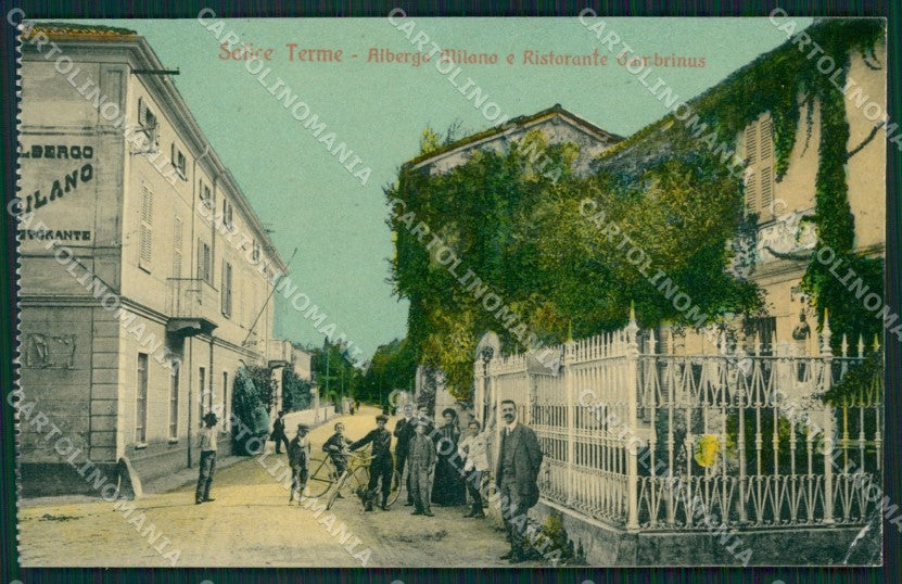 Pavia Godiasco Salice Terme PIEGA cartolina QT0242 – fronte
