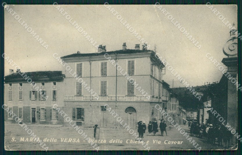 Pavia Santa Maria della Versa PIEGHE ABRASA cartolina QT0245 – fronte