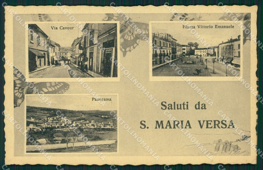 Pavia Santa Maria della Versa Saluti da cartolina QT0246 – fronte