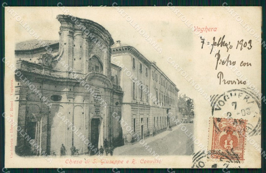 Pavia Voghera cartolina QT0266 – fronte