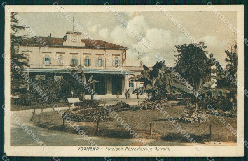 Pavia Voghera Stazione ABRASA cartolina QT0270 – fronte