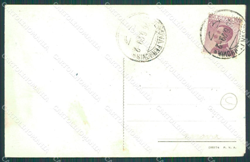 Pavia Voghera Stazione ABRASA cartolina QT0270 – retro