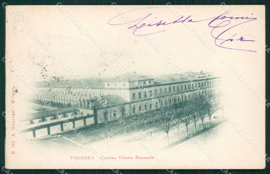 Pavia Voghera Caserma cartolina QT0273 – fronte