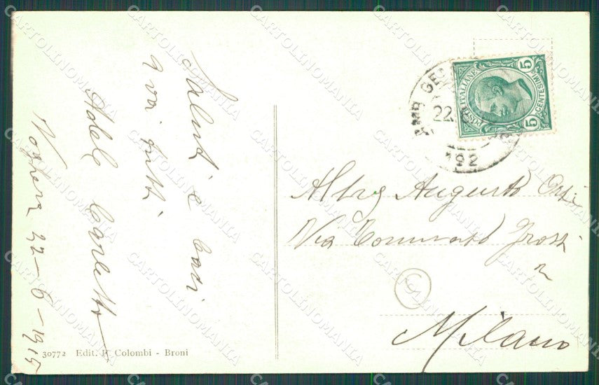Pavia Voghera cartolina QT0275 – retro