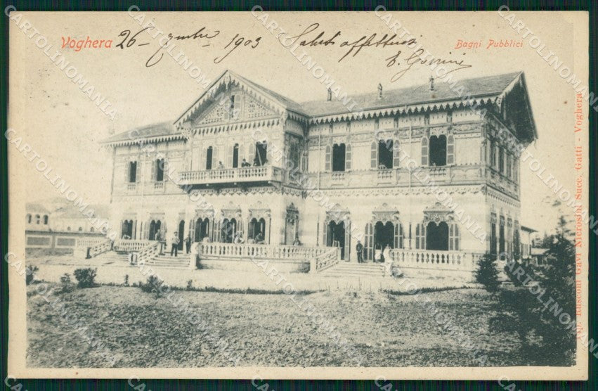 Pavia Voghera cartolina QT0277 – fronte