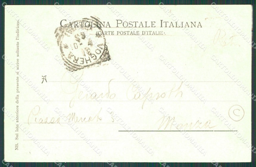 Pavia Voghera cartolina QT0279 – retro