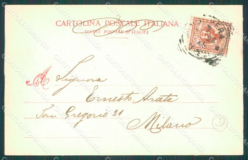 Pavia Voghera cartolina QT0295 – retro