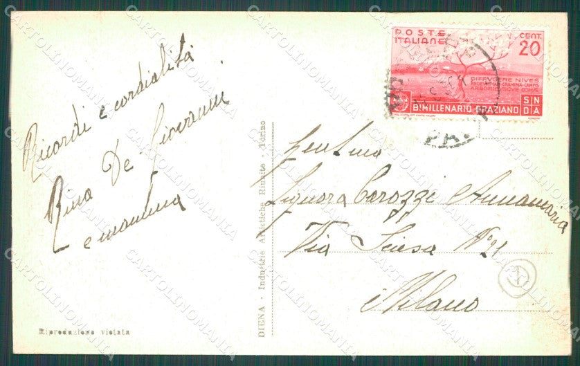 Pavia Voghera cartolina QT0296 – retro