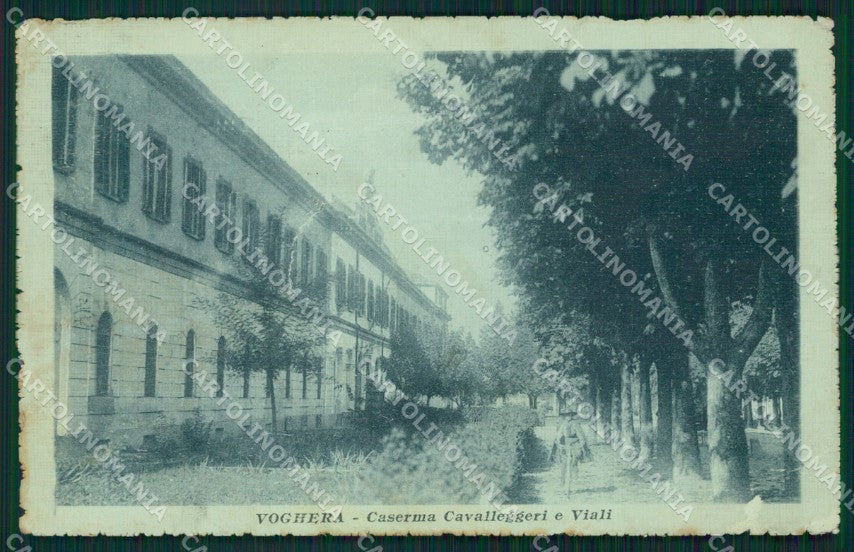 Pavia Voghera Caserma PIEGHE ABRASA cartolina QT0298 – fronte
