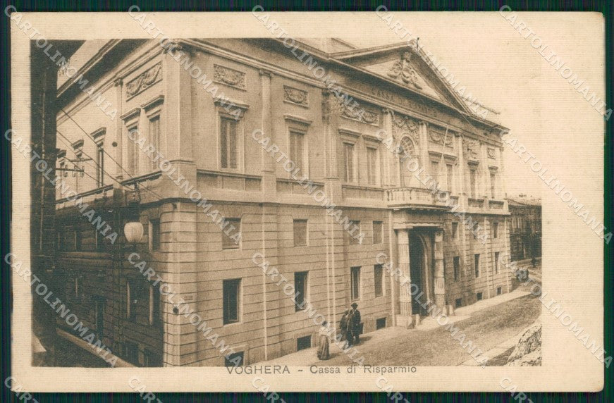 Pavia Voghera Banca cartolina QT0299 – fronte