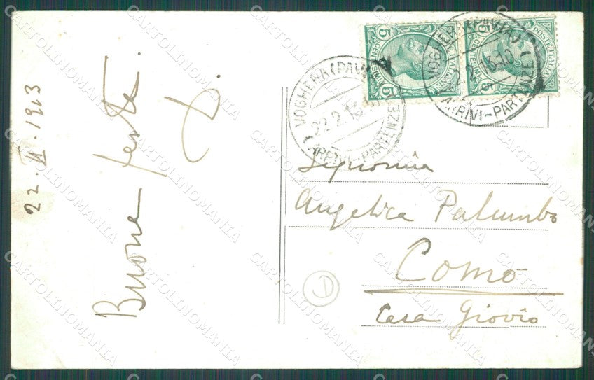 Pavia Voghera Caserma PIEGHINE cartolina QT0300 – retro